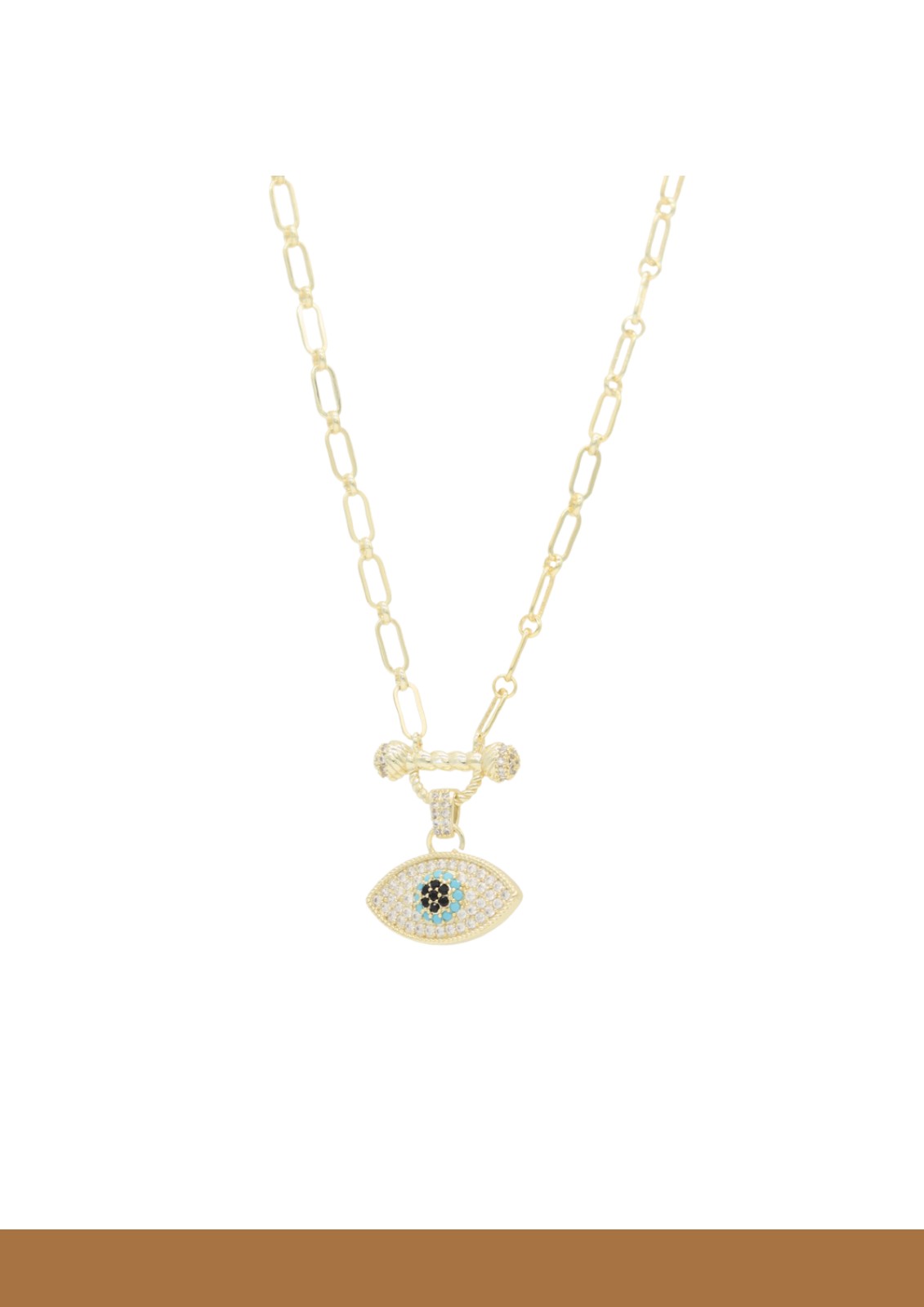 Evil Eye Toggle necklace